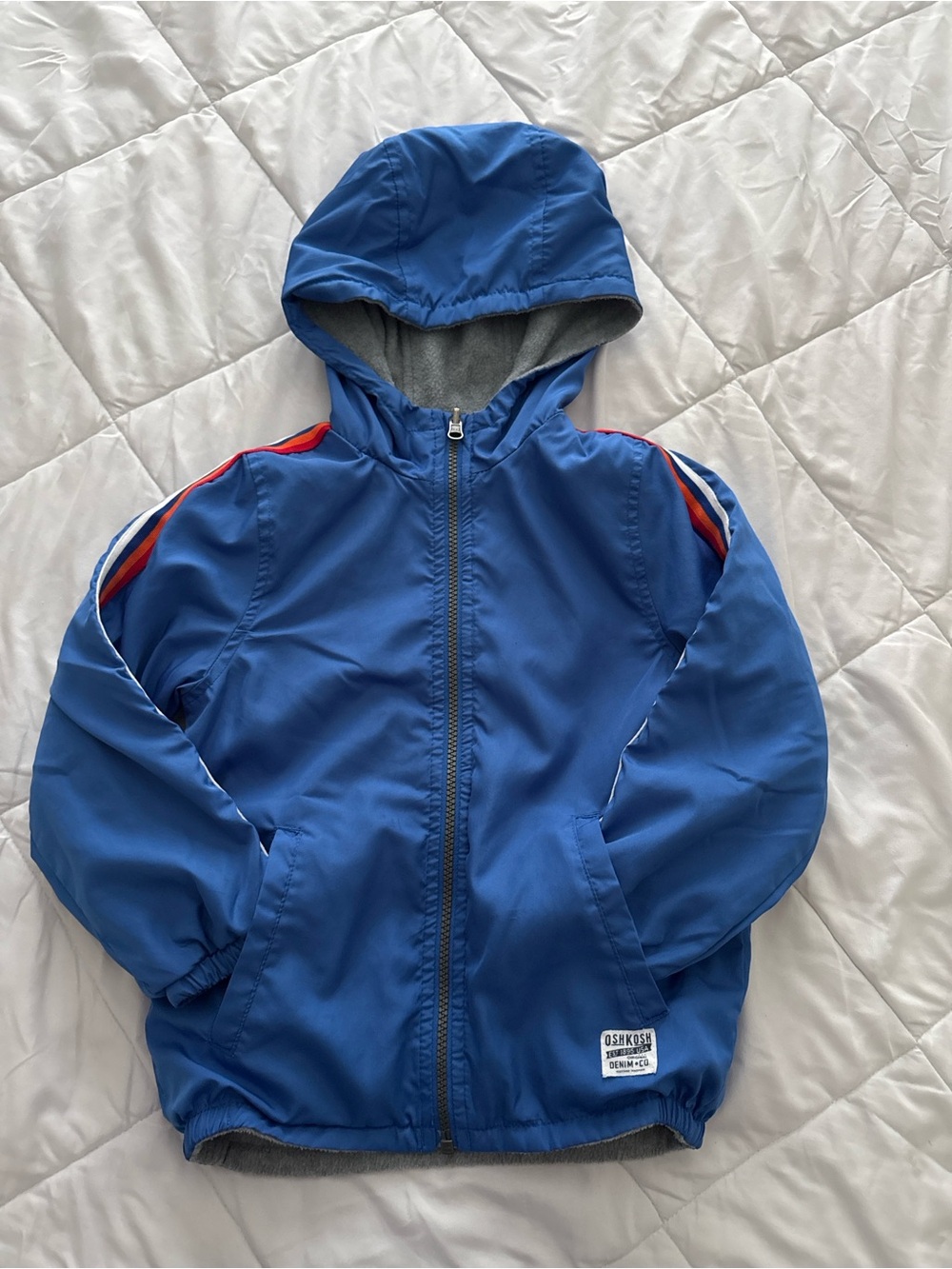 OshKosh B'gosh Blue Hooded Jacket Vintage Retro style